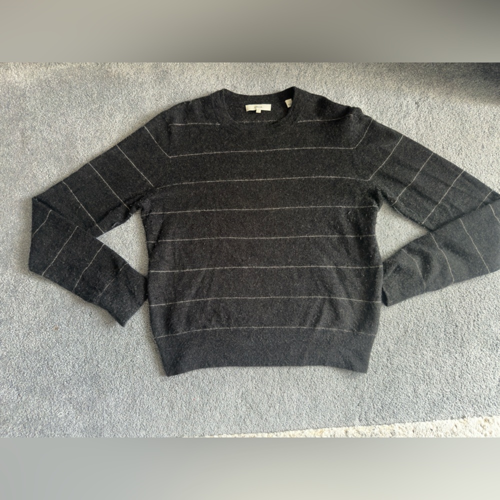 Vince Cashmere Striped Sweater